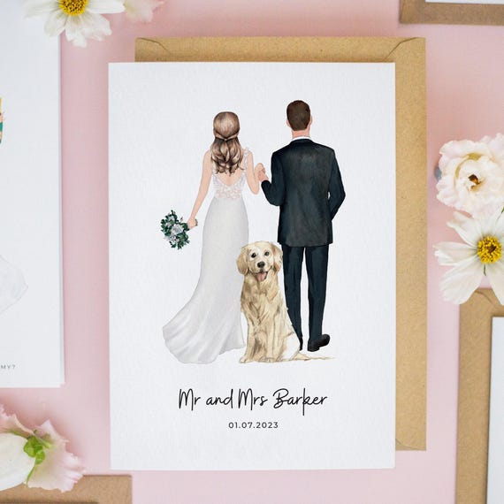On Your Wedding Day Card, Bride & Groom Wedding Card, Wedding Gift, Wedding Cards, To my Bride on Our Wedding Day, To My Groom Cards #738