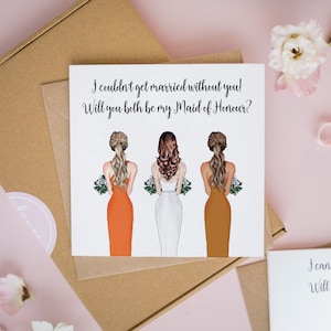 Will You Be My Bridesmaid, Personalized Bridesmaids Proposal Card, Bridesmaid Card, Thank You Bridesmaid Card, Bridesmaid Proposal #473