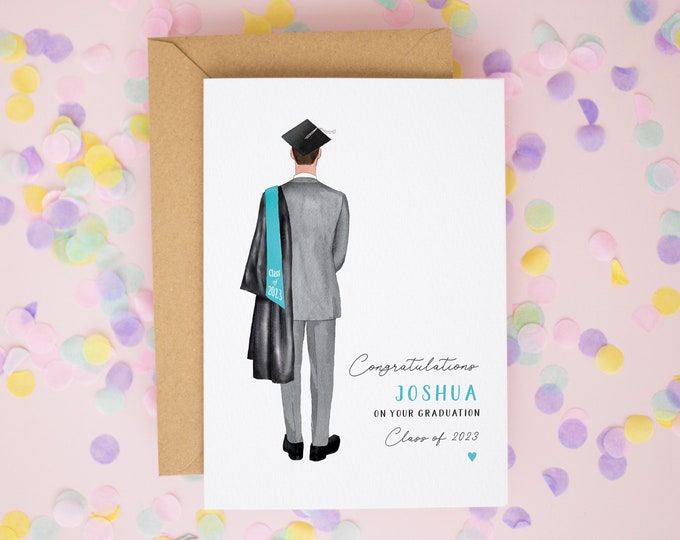Personalised Graduation Card, Class of 2024 Graduation Card, Congratulations On Your Graduation Card, 2024 Graduate Card, University #713