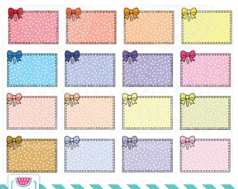 45 Doodle Polka dot Half box with a bow Clipart. Personal and comercial use.