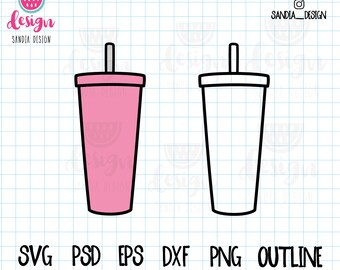 Download Tumbler Outline Svg Etsy