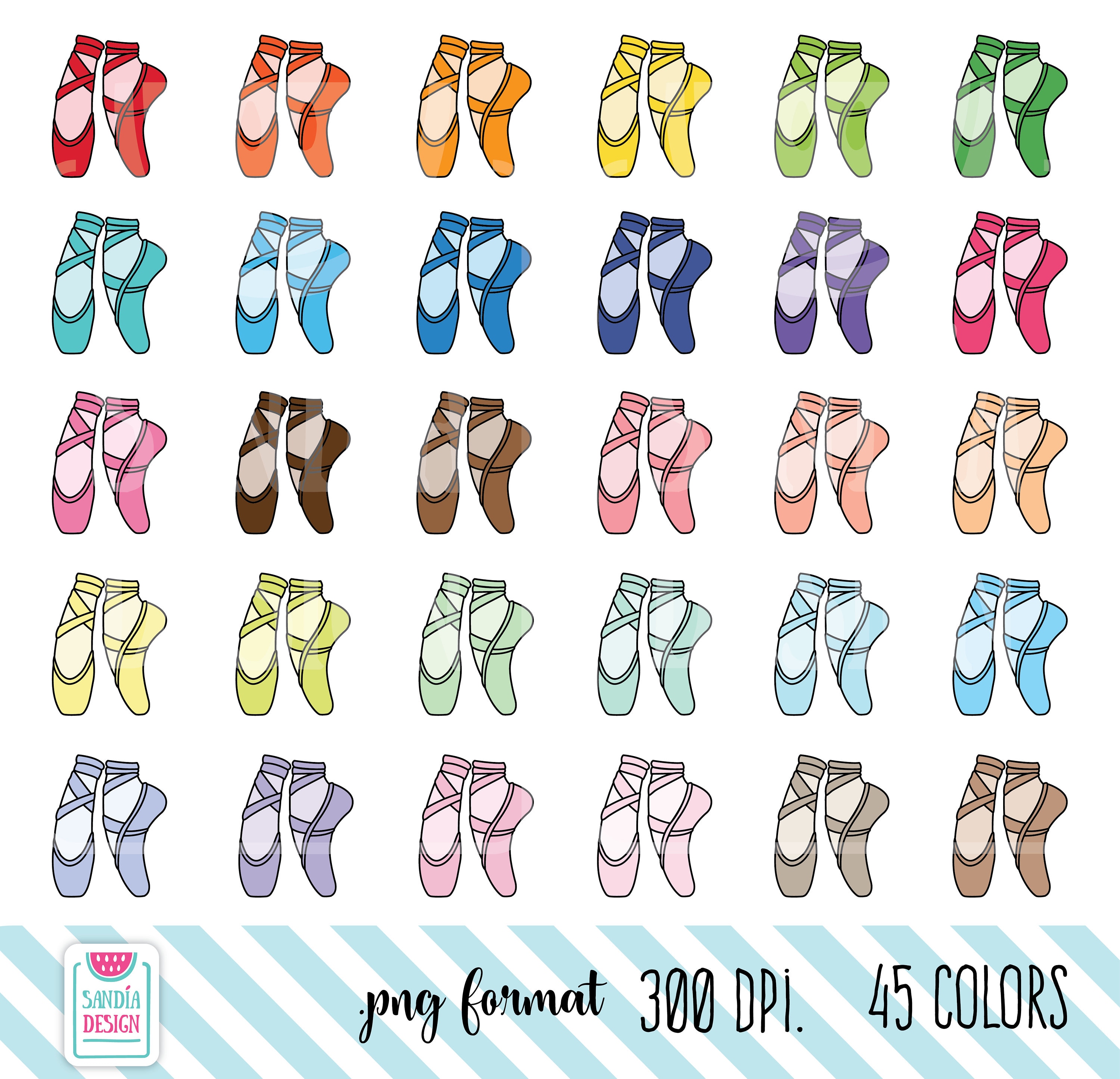 45 Doodle Ballet Shoes Clipart Doodle Slippers Clipart. Etsy Australia