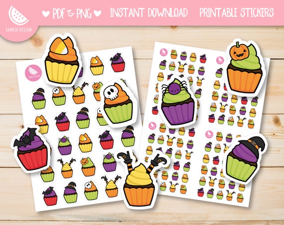 Printable Stickers Sheet Printable Planner Stickers - Etsy