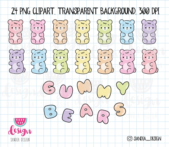 gummy bear cartoon drawing  Bear stencil, Easy doodle art, Simple