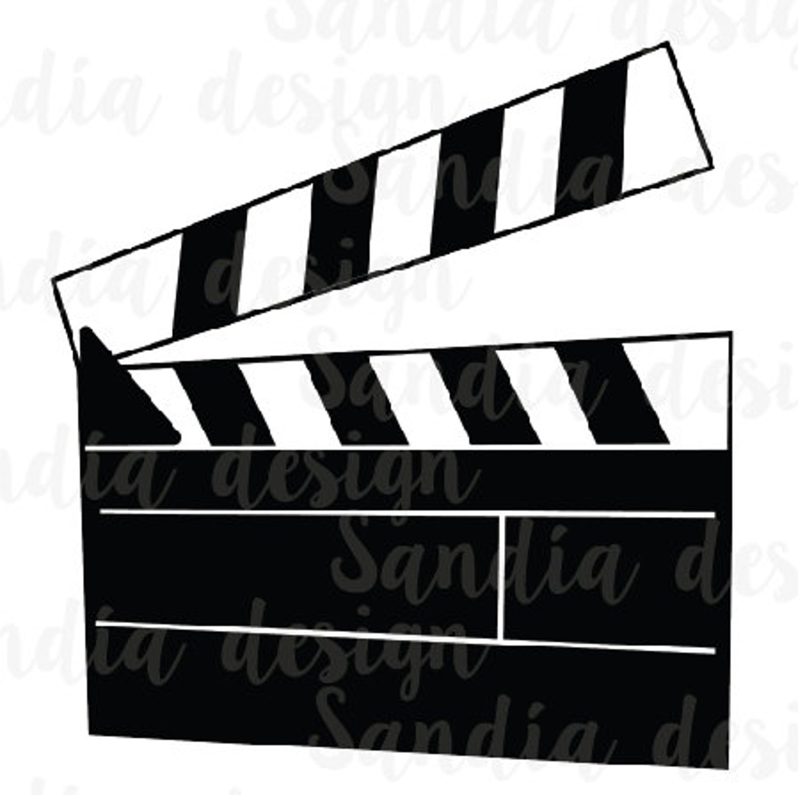 28 Clapperboard Clip Art Images. Clipart. for Personal Use and | Etsy