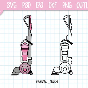 Doodle Vacuum, SVG, PNG, Psd, outline, personal and commercial use
