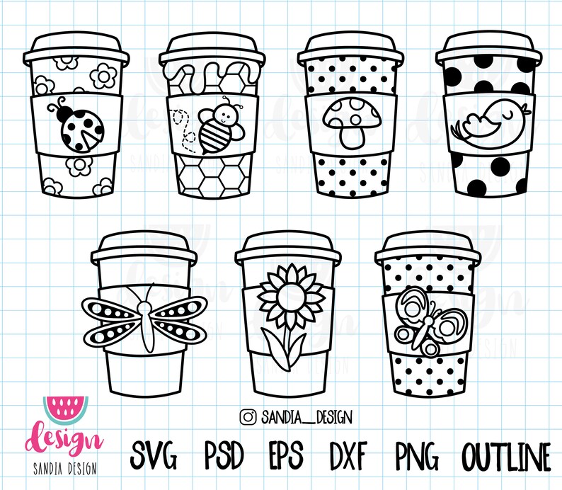 Download Spring Coffee Cup Clipart Psd Png Personal And Comercial Use Outline Svg Clip Art Art Collectibles Supergreenoriginal Com Br
