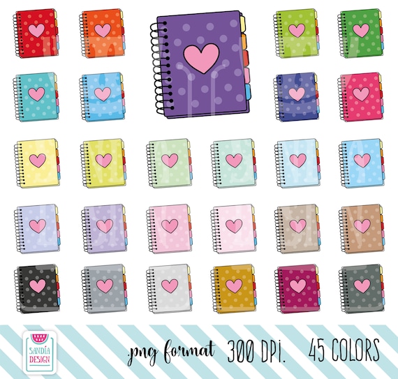 45 Doodle Planner Clipart Agenda Clipart Personal And Etsy