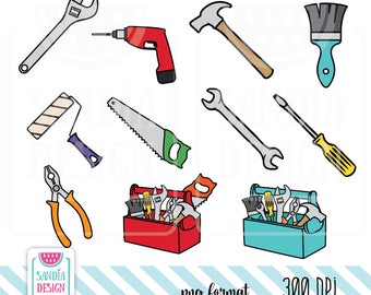 Tools Clipart. Personal and comercial use.