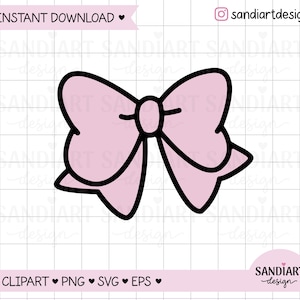 Kawaii strik, Doodle strik, schattige strik clipart, PNG, SVG en EPS, persoonlijk en commercieel gebruik