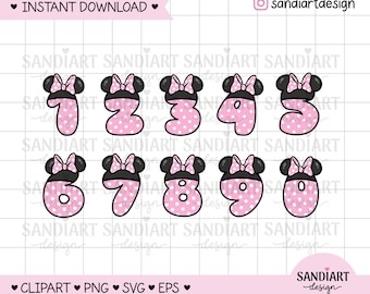 Birthday Numbers, EPS, SVG, PNG, personal and commercial use
