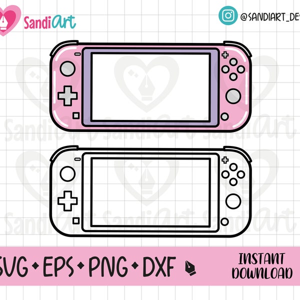 Doodle Switch Controller, EPS, SVG, PNG, outline, dxf, Personal and commercial use.