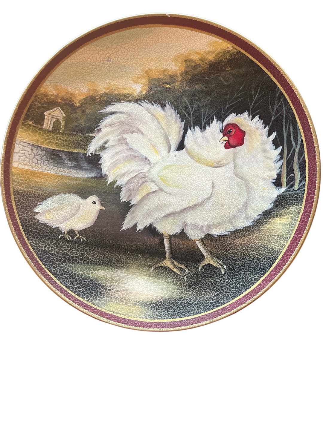 Raymond Waites Decorative Rooster Plates for Toyo Trading Co. Etsy