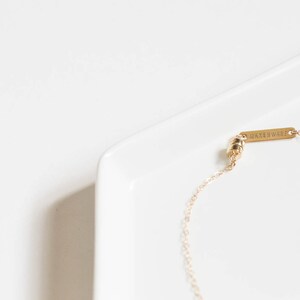 Miniature Terrarium Necklace // A Wearable Organic Ecosystem 14K Gold Filled Chain SHORT with Magnetic Clasp image 3