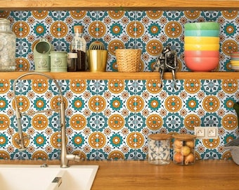 Mexican happy Tile stickers for Home backsplash decor fliesenaufkleber carrelage stickers