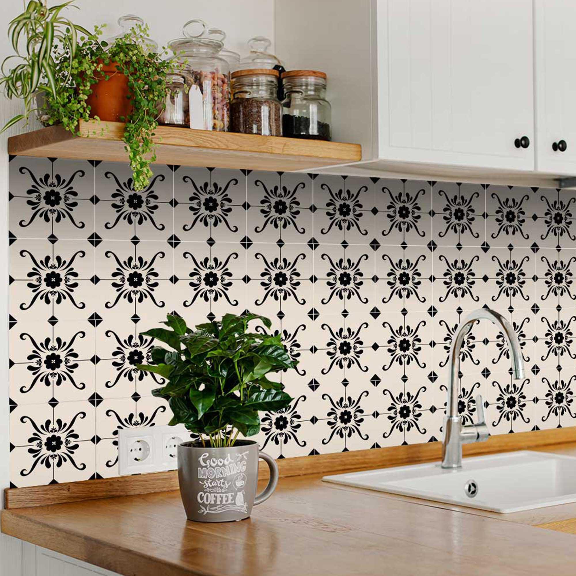 ADESIVI PER PIASTRELLE backsplash personalizzabili facili da tagliare e