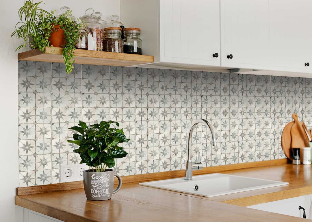 Kitchen Backsplash Ideas 2023 Peel and Stick Tile Stickers Etsy