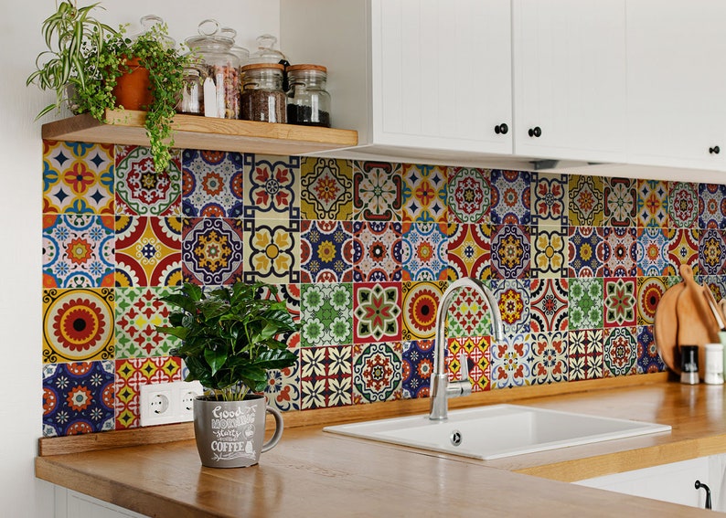 Abziehbare und klebbare Fliesenaufkleber Küchenaufkleber | Etsy