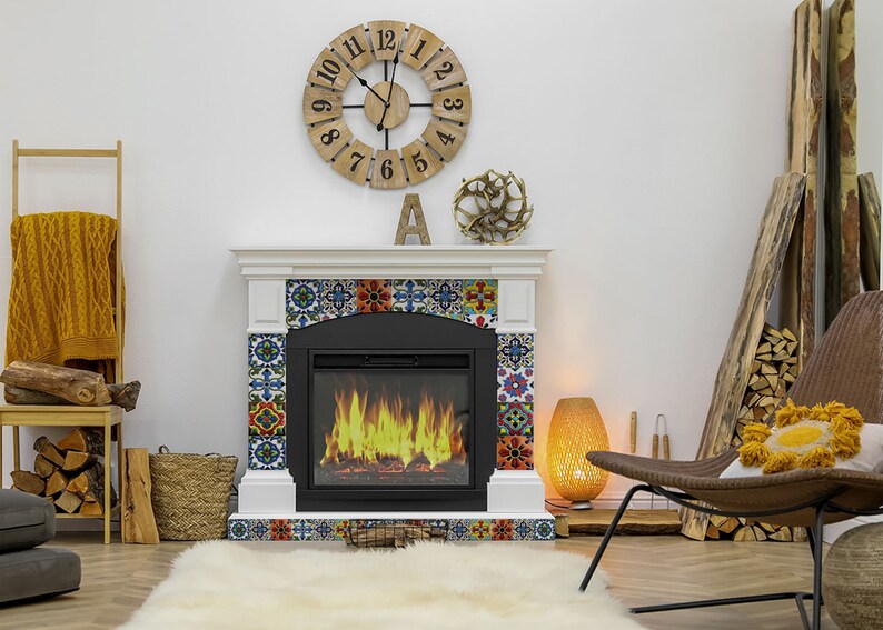 Fireplace Tiles Set of 24 Tiles Decals Tiles Stickers Mixed Etsy