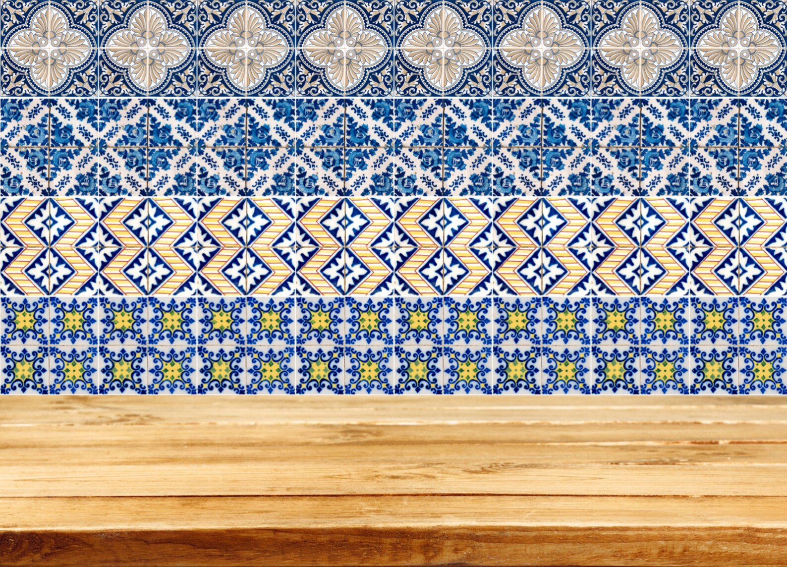 Tiles Stickers Mexican Mixed Tiles of 24 Decal Ceramic Wall Etsy