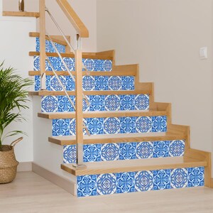 WALL DECOR Bathroom decals tile Set of 24 Tiles Decals Kitchen Stickers mixed Talavera  Tiles for walls Accessories H202