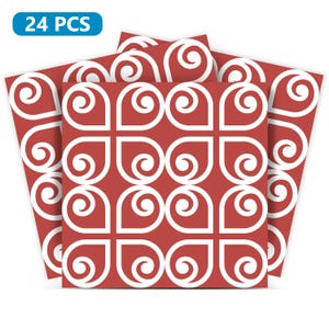 Set of 24 Tiles Decals Tiles Stickers Tiles for walls Kitchen Bathroom stickers carrelage K4