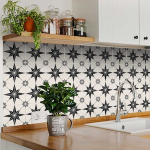 Peel and Stick Backsplash Stickers 24 Tiles Decals Tiles Stickers Mixed ...