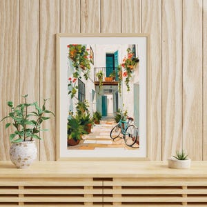 Bicycle Wall Art Print, High Quality Art Print on Strong Paper, Ready to Frame, IKEA Frame Compatible, Home Decor WP05