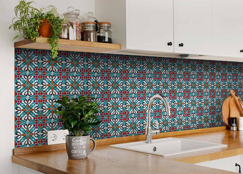 Tile Stickers for Backsplash Home Design Wall Decor Tile Etsy UK