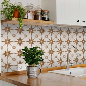 Fireplace Decals peel and stick backsplas stickers 24 Tiles Decals Tiles Stickers mixed Tiles walls Kitchen Bathroom Stairs Office B58