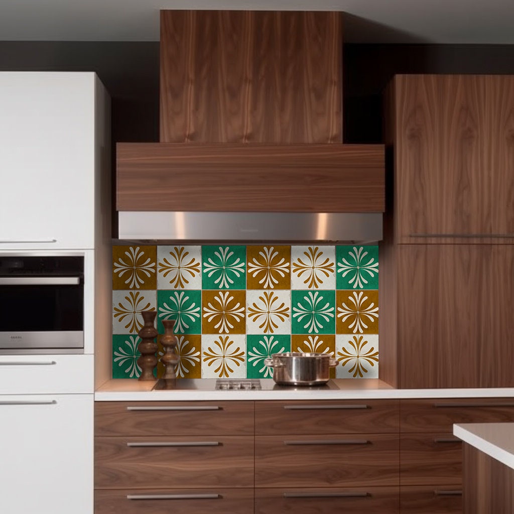 Peel and Stick Tile Boho Design Easy to Apply Backsplash Cover R1345 - Etsy, image size:1024x1024