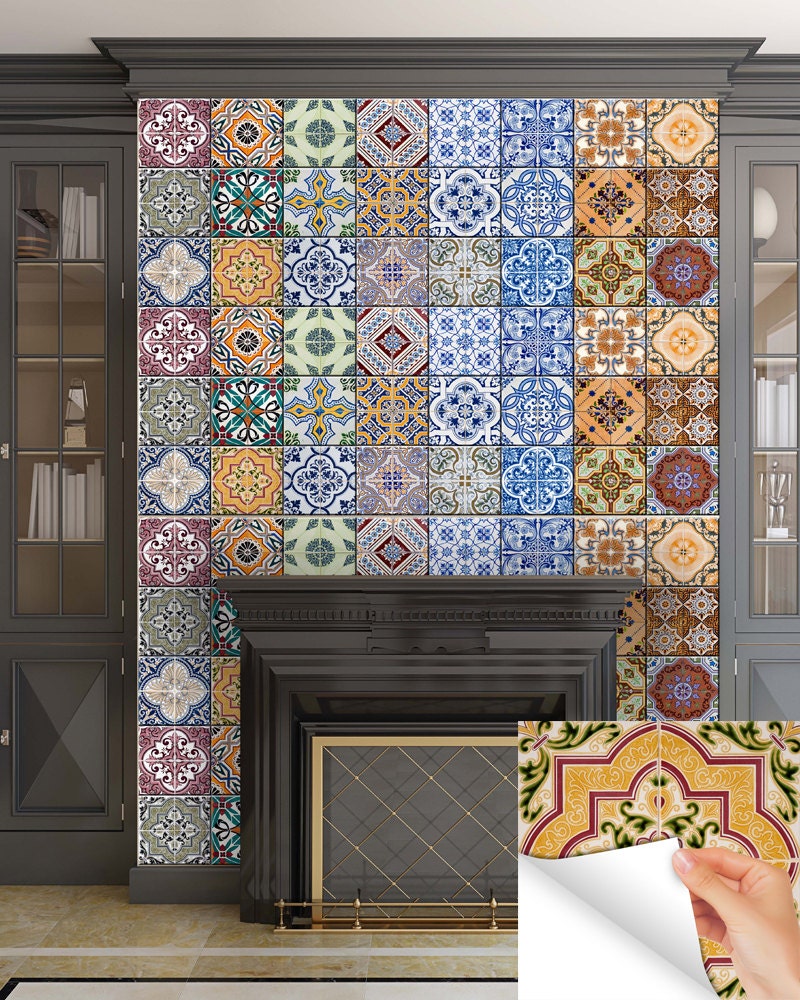 DIY Kitchen Decals Stairs Bathroom Wall HA3 Set of 24 Tiles - Etsy Israel