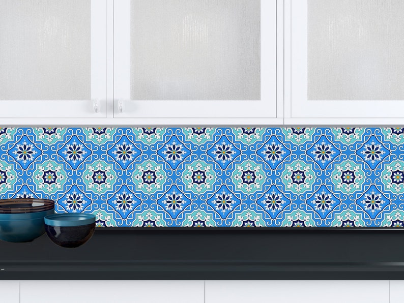 Set of 24 Tiles Decals Tiles Stickers Tiles for Walls Kitchen Etsy