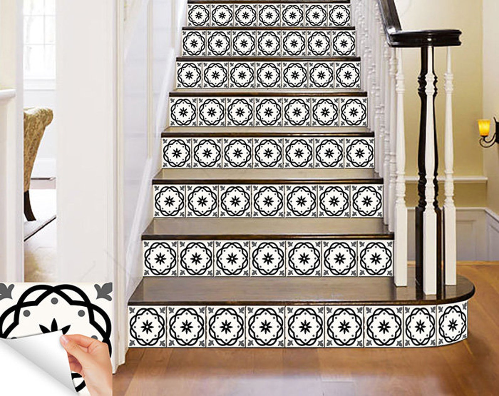 Renters Solution Peel and Stick Backsplas Stickers 24 Tiles Etsy