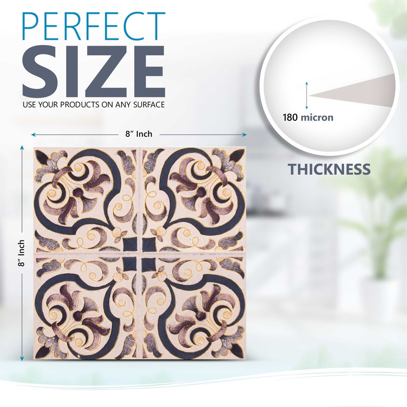 Peel and Stick Floor Tile Kitchen Decor Bathroom Decor Vintage - Etsy