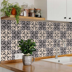 Bathtub Decals peel and stick backsplas stickers 24 Tiles Decals Tiles Stickers mixed Tiles walls Kitchen Fireplace Office Craft SB35