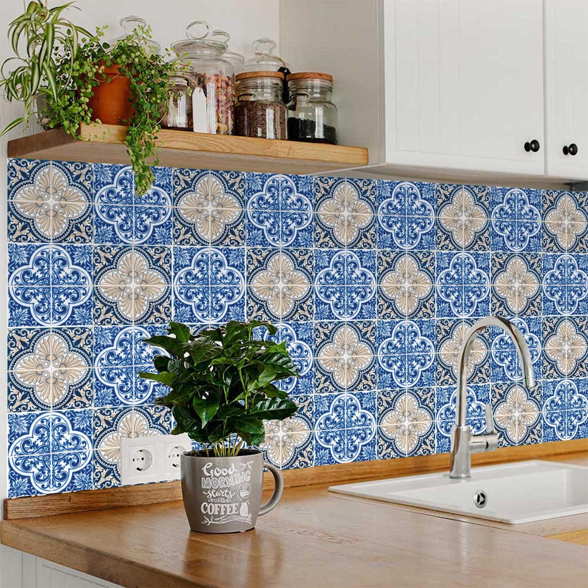 Bathroom Tile Set Of 24 Tiles Decals Stickers Mixed For Walls Kitchen Accessories H201