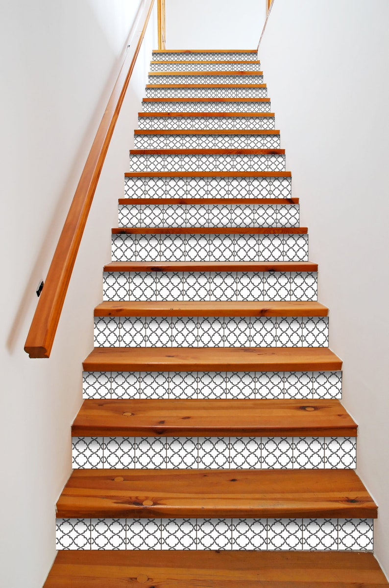 Retro decal retro Tile stickers Mexican tile stickers mixed for walls Kitchen decals bathroom Stair decals B24