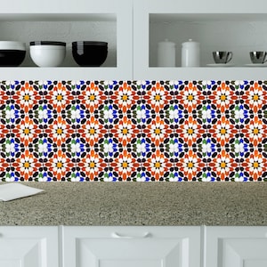 fliesenaufkleber Mexican tile Talavera Bathroom Tiles Set of 24 Tiles Decals  Tiles Stickers tile decal Kitchen Azulejos S5