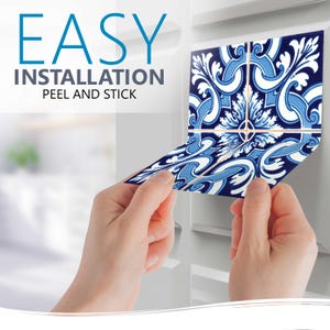 Satp Sticker Stair Riser Decals Peel and Stick Backsplas Stickers 24 Tiles Decals ...