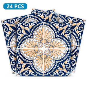 Blue Peel and stick tile H16