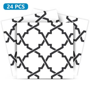 Tile stickers 24 Tiles Decals Tiles Stickers mixed Tiles for walls Kitchen Bathroom fliesenaufkleber B24