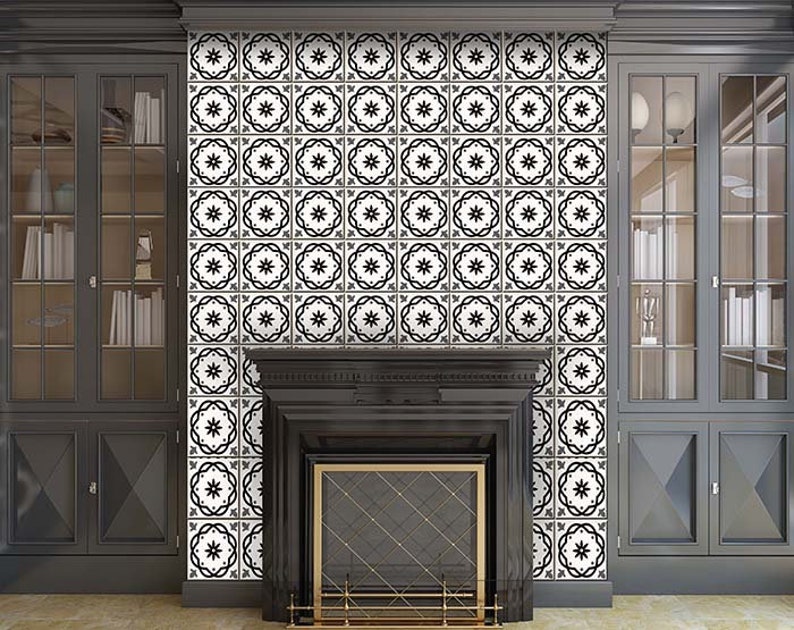 Renters Solution Peel and Stick Backsplas Stickers 24 Tiles Etsy