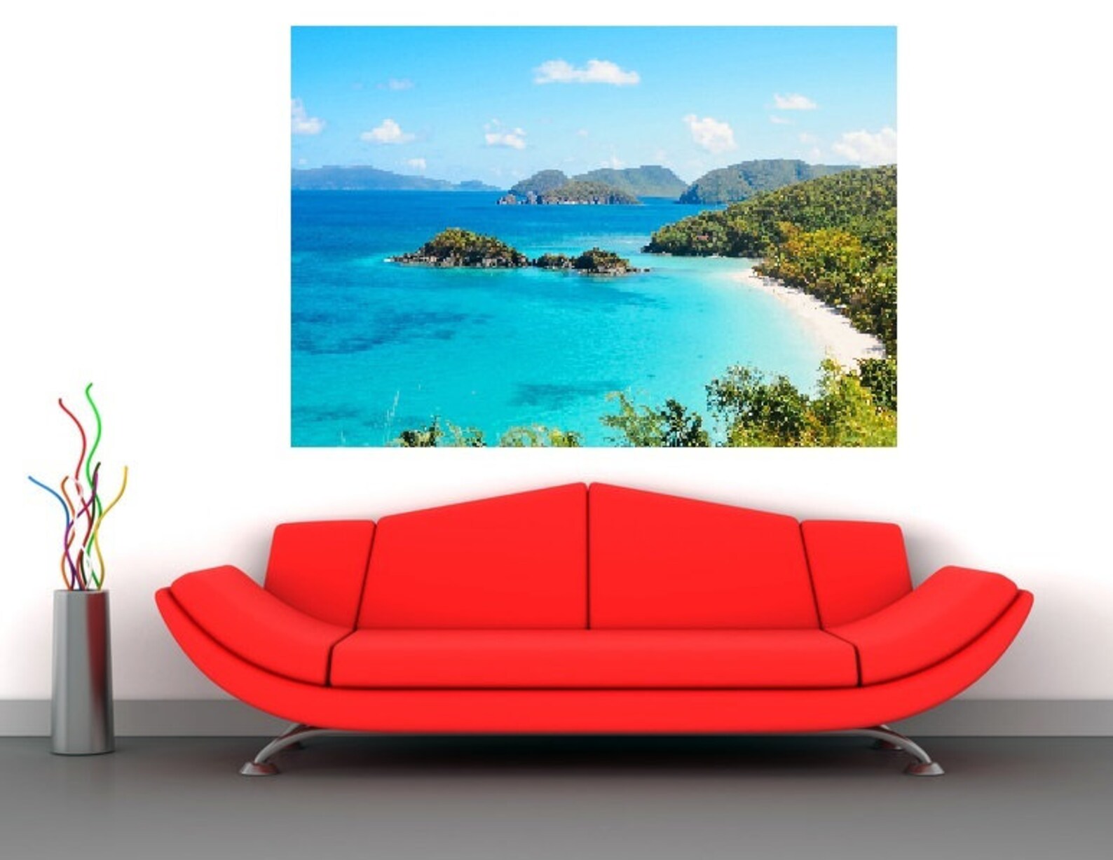 Beach Sea Wall Decal Ocean Murals Wall Decor Vinyl Wall Etsy