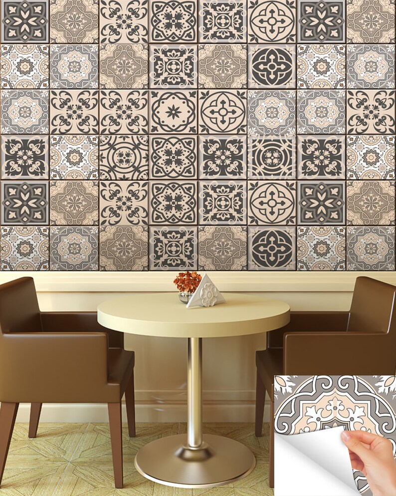 Carrelage Stickers Ideas Bathroom Tile Sticker Set of 24 Tiles Etsy