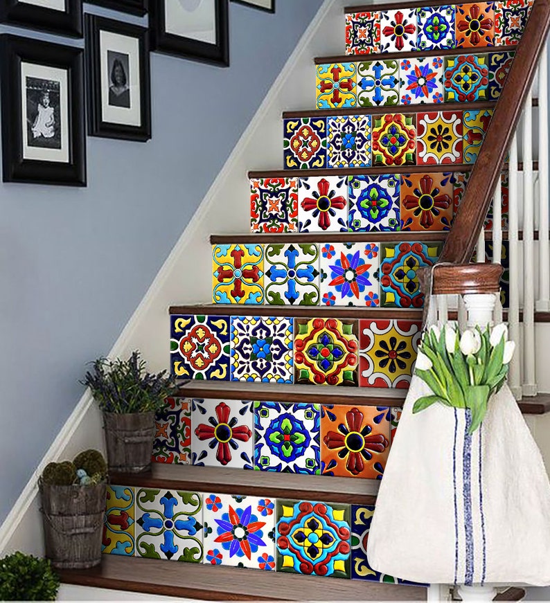 Fireplace tiles Set of 24 Tiles Decals Tiles Stickers mixed Etsy