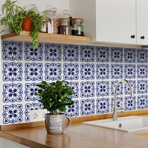 Set of 24 Tiles Decals adhesivo de azulejo Tiles Stickers Tiles for walls Kitchen Bathroom A10