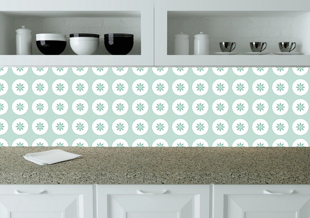 Tile Stickers Bath Tile Mexican Set of 24 Tiles Green Decals - Etsy UK