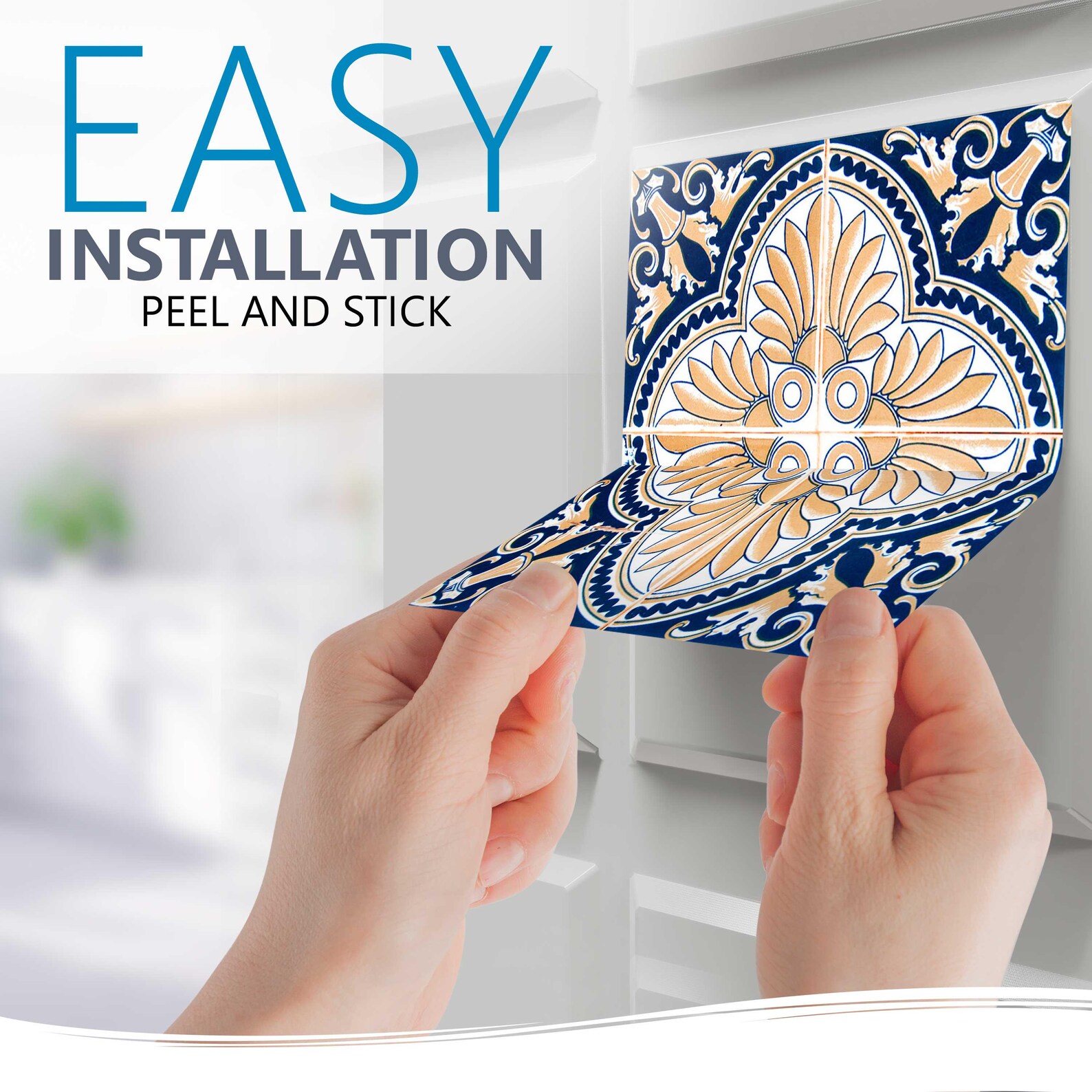 Tile Tag Sticker Tile Stickers 24 Tiles Decals Tiles Stickers Mixed Tiles for Walls ...