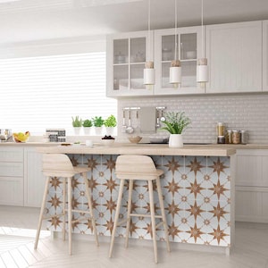 Peel and stick backsplash stickers 24 Tiles Decals Tiles Stickers mixed Tiles walls Kitchen Bathroom Fireplace Office B76